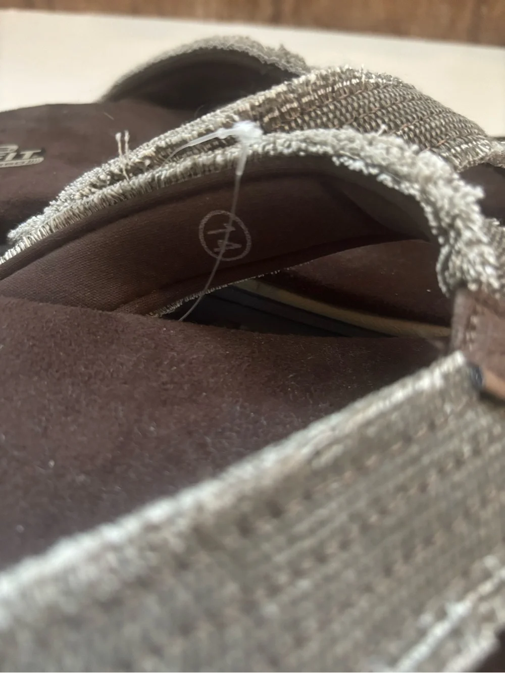 SKECHERS Bosnia Relaxed Fit 360 Supreme Chocolate Brown Thong Sandals NEW 14